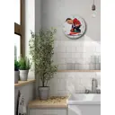 Настенные часы круглые 27 см Бруталити музыка - 2102 цвет черный