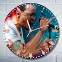 Настенные часы круглые 27 см Бруталити музыка Linkin Park - 1166 цвет черный