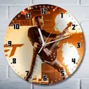 Настенные часы круглые 27 см Бруталити музыка Skillet - 3823 цвет черный