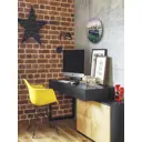 Настенные часы круглые 27 см Бруталити пейзаж - 2105 цвет черный