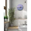 Настенные часы круглые 27 см Бруталити пейзаж - 2134 цвет черный