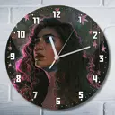 Настенные часы круглые 27 см Бруталити сериалы Euphoria - 3927 цвет черный