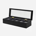Декоративная шкатулка Clox W112-B 11x8 см цвет черный