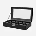 Декоративная шкатулка Clox W152BG 19x9 см цвет черный