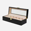 Декоративная шкатулка Clox W72 13x8.50 см цвет черный