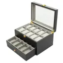 Декоративная шкатулка Clox YC-31GR 22x16 см цвет серый/серебристый