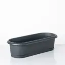 Балконный ящик Лотос Form-plastic 40 см 16.5 см 5 л полипропилен черный