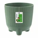 Кашпо Ryfo Prosperplast d 16.8 см 17 см 2.5 л полипропилен зеленый на ножках