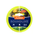Леска Patriot d 2.4 мм круг желтый 15 м