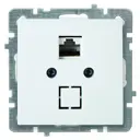 Розетка компьютерная встраиваемая Nilson Alegra RJ45 CAT5 цвет белый