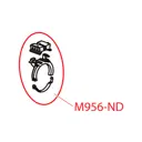 Подвижный держатель отходов Alcaplast M956-ND D40 мм без выпуска белый