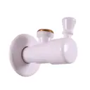 Вентиль запорный RavSlezak RV0138B DN30 PN8 1/2" НР ручка рычаг латунь
