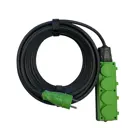 Удлинитель-шнур Itok i-connect-color-SU-KG-315-4-54-10-green 4 розетки с заземлением 3x1.5 мм 10 м 3500 Вт цвет зеленый