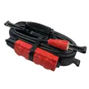 Удлинитель-шнур Itok i-connect-color-SUR-PVS-325-4-54-15-red 4 розетки с заземлением 3x2.5 мм 15 м 3500 Вт цвет красный