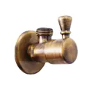 Вентиль запорный RavSlezak ROH001SM DN30 PN8 1/2" НР ручка рычаг латунь