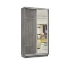Шкаф-купе Би-Мебель 220x100x60 см 2 полки ЛДСП цвет бежевый