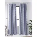 Комплект штор на ленте At Home Канвелс 150x290 см блэкаут цвет голубой AA903082