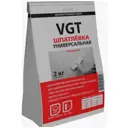 Шпатлёвка VGT универсальная для внутренних работ белый 2кг