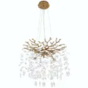 Люстра подвесная Arte milano Веточки 422203 6 ламп 12 м² цвет бронза