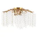 Люстра потолочная Arte milano Веточки 424844 6 ламп 12 м² цвет бронза