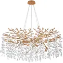 Люстра подвесная Arte milano Веточки 424372 14 ламп 28 м² цвет бронза