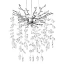 Люстра подвесная Arte milano Веточки 424098 3 лампы 6 м² цвет хром