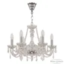Люстра подвесная Bohemia ivele crystal 75120 75120 6 ламп 12 м² цвет никель