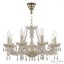 Люстра подвесная Bohemia ivele crystal 75121 75121 8 ламп 16 м² цвет золото