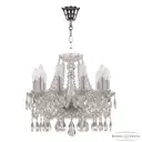 Люстра подвесная Bohemia ivele crystal 74860 74860 10 ламп 20 м² цвет никель