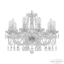Люстра подвесная Bohemia ivele crystal 73203 73203 10 ламп 20 м² цвет никель
