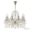 Люстра подвесная Bohemia ivele crystal 74862 74862 10 ламп 20 м² цвет никель