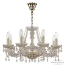 Люстра подвесная Bohemia ivele crystal 75175 75175 8 ламп 16 м² цвет никель