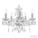 Люстра подвесная Bohemia ivele crystal 321450 321450 5 ламп 10 м² цвет никель
