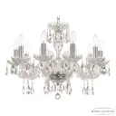 Люстра подвесная Bohemia ivele crystal 321113 321113 10 ламп 20 м² цвет никель