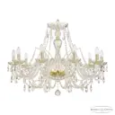 Люстра подвесная Bohemia ivele crystal 12396 12396 10 ламп 20 м² цвет золото