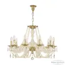 Люстра подвесная Bohemia ivele crystal 13609 13609 10 ламп 20 м² цвет золото
