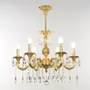 Люстра подвесная Bohemia ivele crystal 427019 427019 6 ламп 12 м² цвет золото