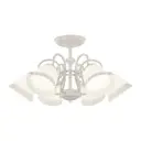 Люстра потолочная Arte perfetto luce 376382 376382 6 ламп 12 м² цвет белый