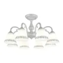 Люстра потолочная Arte perfetto luce 376426 6 ламп 12 м² цвет белый
