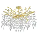 Люстра на штанге Arte perfetto luce 375166 375166 10 ламп 20 м² цвет золото