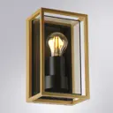 Светильник уличный настенный Arte lamp A2322al-1go 15 Вт IP65 цвет коричневый