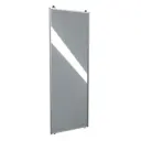 Дверь-купе 245.50x70.40 см цвет хром/зеркало