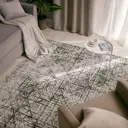 Ковер вискоза Isphahan 84492 Silver 160x230 см цвет серый