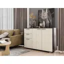 Комод Bts Стандарт 3 артикул 10-03.000 2 ящика 120x46x83 см ЛДСП цвет венге/дуб лоредо