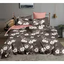 Пододеяльник Home Mercury Гестия 180x220см поплин цвет коричневый