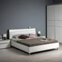 Кровать Mobi Муссон 165.6x103x221.7 см ЛДСП цвет белый