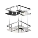 Полка для ванной комнаты altrobagno altrobagnob082303cr латунь 22.5x22.5 см цвет серый, серебристый