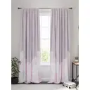 Комплект штор на ленте блэкаут Helga Лимнитес 300x270 см цвет розовый HH955020