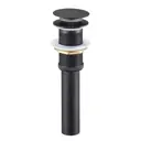 Донный клапан для раковины Savol S-XS002H 19.5 см ø32 клик-клак цвет черный