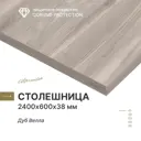 Столешница Alternative с кромкой 240x60x3.8 см с 4-х сторон водостойкие плиты ДСП цвет бежевый